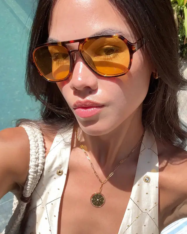 Customer wearing our jewelry